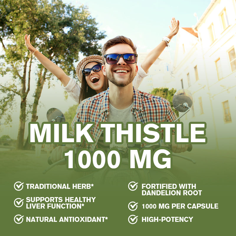 Milk Thistle Capsule with Silymarin Marianum & Dandelion Root
