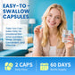 (2 Pack) GABA 5 HTP L-Theanine + Ashwagandha + Lemon Balm & Ginkgo Biloba, Support Calm, Sleep, Mood Balance, 60 Pills