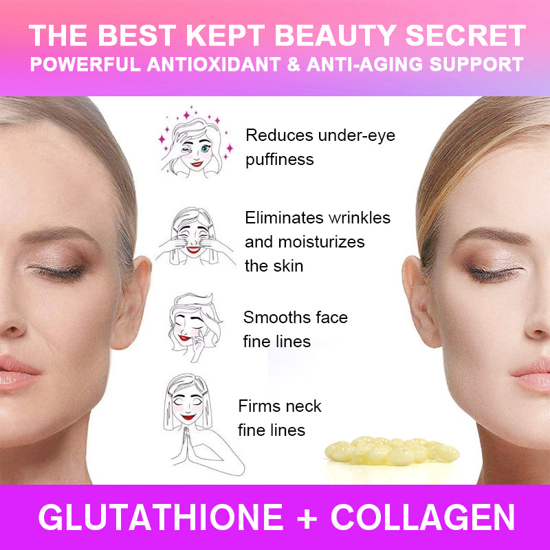 Glutathione & Collagen Skin Whitening Capsules