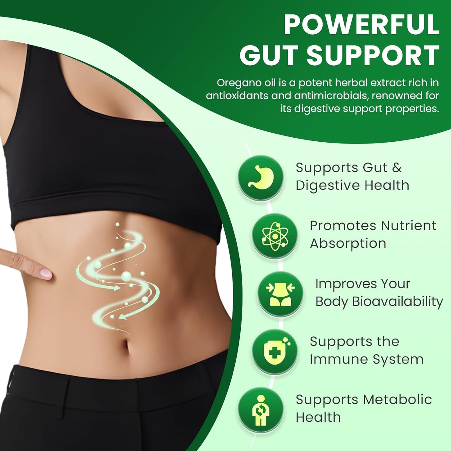 (2 Pack) Oregano Oil Capsules with Black Seed Oil – 10-in-1 Herbal Complex for Immune, Gut & Antioxidant Support – 300 Vegan Capsules Total