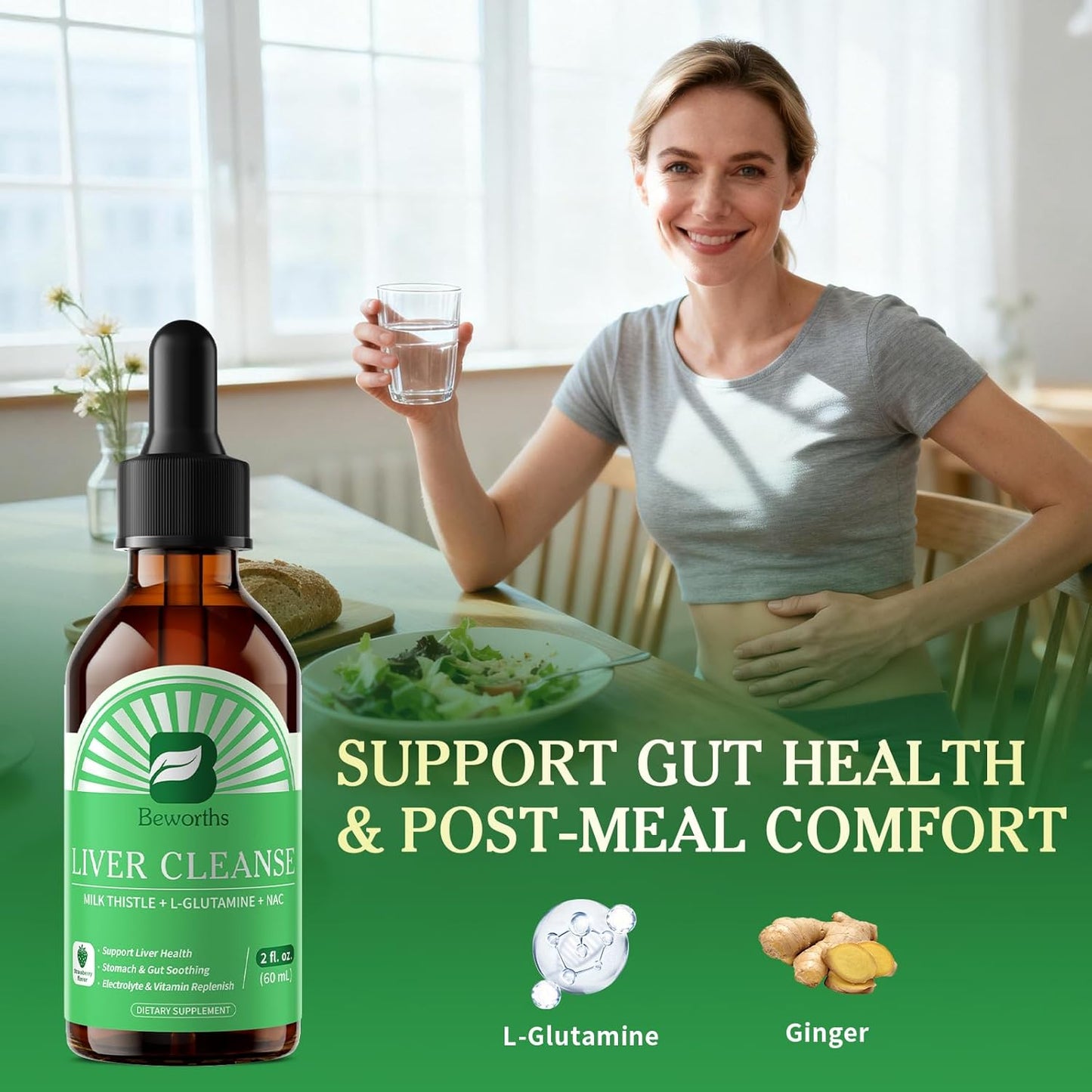 Liver Cleanse Detox & Repair Liquid Drops - 2 Fl Oz