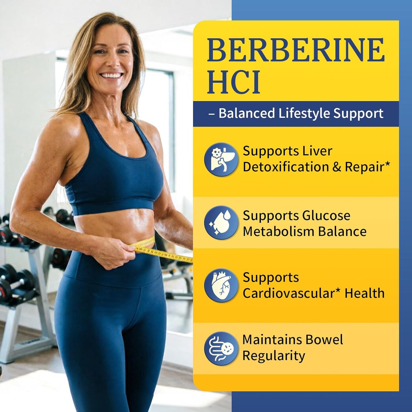 Berberine HCL 500mg Supplement with Ceylon Cinnamon & Milk Thistle, 120 Capsules (2-Pack)