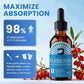 Berberine Liquid Drops with Turmeric Curcumin, Ceylon Cinnamon, Bitter Melon, Berberine Phytosome for Digestion System, Immune Health Support