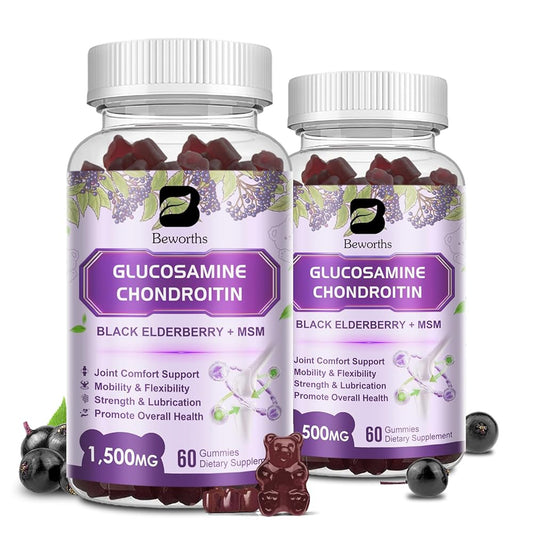 Glucosamine Chondroitin Gummies with MSM & Elderberry