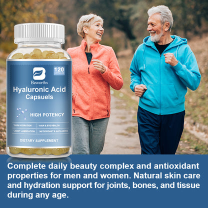 Hyaluronic Acid Capsules with Biotin & Vitamin C -120ct