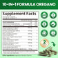 (2 Pack) Oregano Oil Capsules with Black Seed Oil – 10-in-1 Herbal Complex for Immune, Gut & Antioxidant Support – 300 Vegan Capsules Total