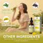 Mullein Drops for Lungs, Lung Detox & Cleanse, 420,000‬mg Mullein Leaf Extract Tincture, for Respiratory, Immune, 30 Servings