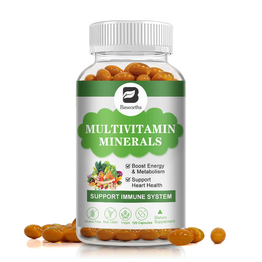 Multivitamin &amp; Minerals Capsules na may Vitamin B12, D3 at K2