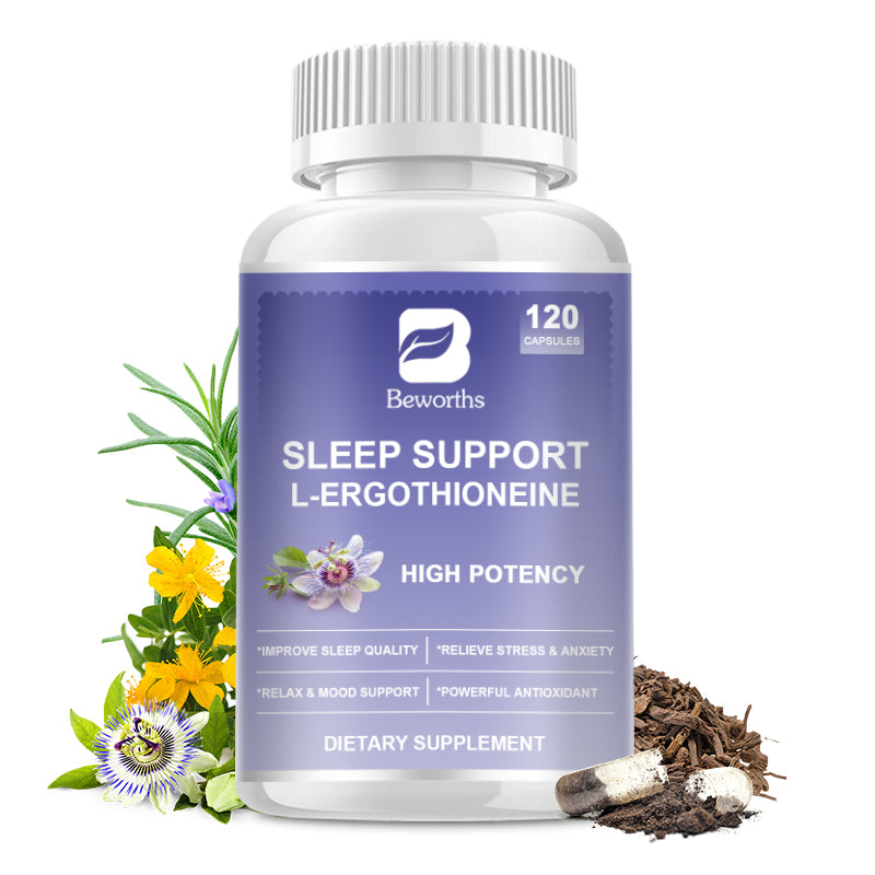 B Beworths L-Ergothioneine Magnesium Capsules Sleep Support 120pcs