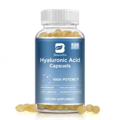 Hyaluronic Acid Capsules with Biotin & Vitamin C -120ct