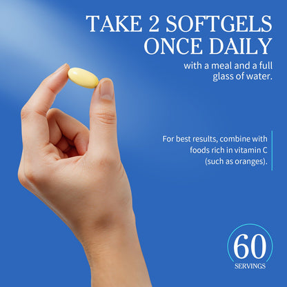 B Beworths Bone Collagen with K2 MK-7, Calcium & Vitamin D3 Softgels, Fish Collagen Peptides for Bone Health Support, Gluten Free, 120 Count