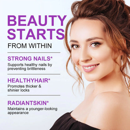Biotin 25000 Mcg, Helps Promote Skin, Hair and Nail Health, Softgels 120 Count