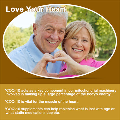 Beworths CoQ10 200mg, High Absorption 120 Veggie Capsules, Support Energy, Heart Healthy & Antioxidant