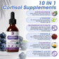 Cortisol Health Supplement, 10-in-1 Cortisol Manager, with Magnesium, Ashwagandha, L-Theanine, Supports Relaxation & Sleep, 2 fl oz