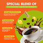 Mushroom Coffee, 10 Mushrooms Instant Coffee Powder - Lion's Mane, Reishi, Chaga, Cordyceps, Turkey Tail, Shiitake, Ashwagandha, Vitamin B12 / B6, Arabica Coffe for Immune Boost, Focus & Gut Health