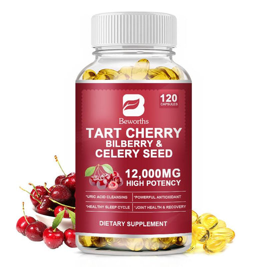 Tart Cherry Extract Capsules with Bilberry Fruit & Celery Seed