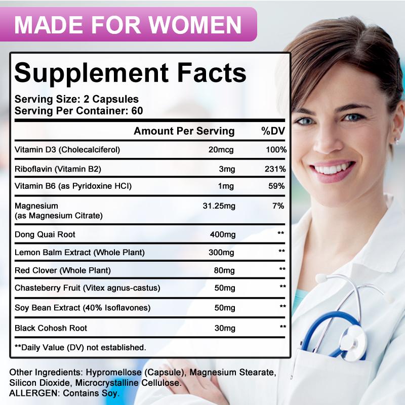 BEWORTHS Menopause Support Capsules Multibenefit - 120pcs