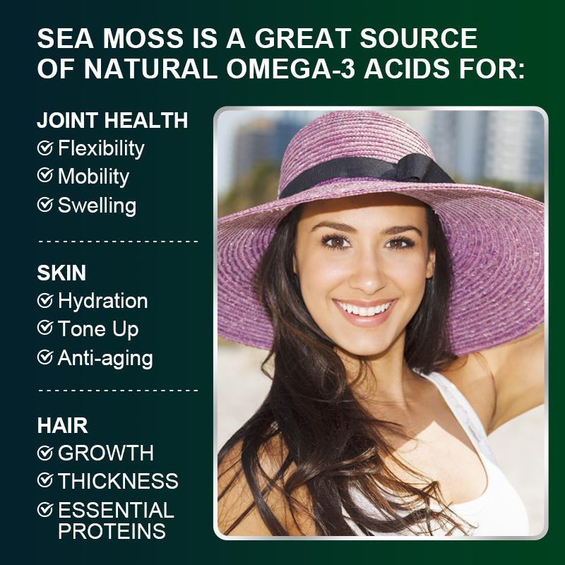 Sea Moss Capsules with Burdock Root, Irish Moss and Bladderwrack