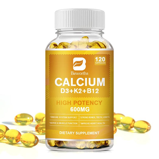4-in-1 Calcium Capsules with Vitamin D3 K2 B12