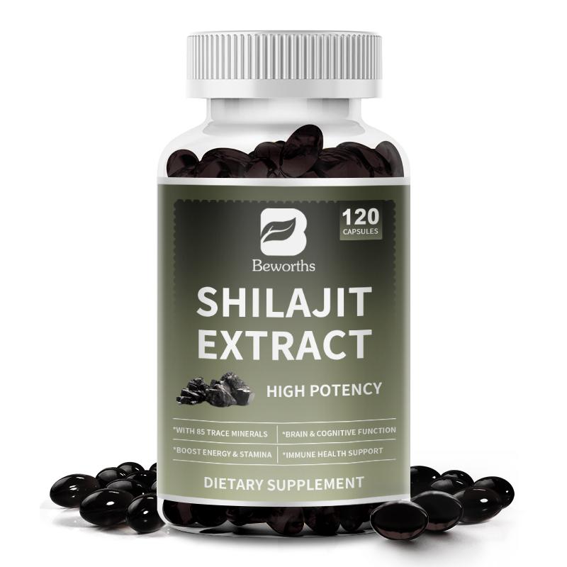 Shilajit Pure Himalayan Capsules na may Ginseng