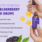Black Elderberry Liquid Drop Zinc Quercetin Supplements