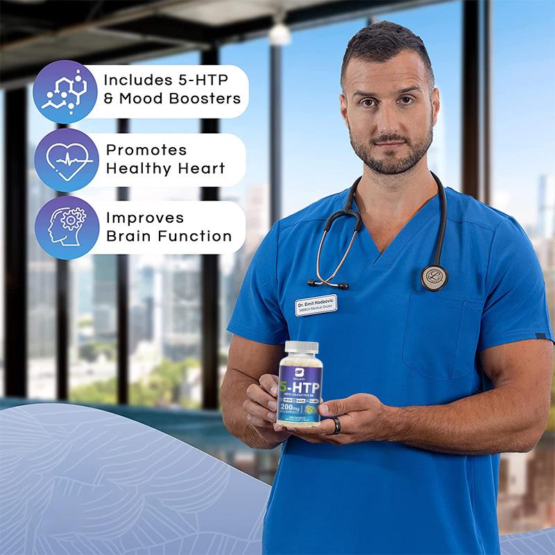 5-HTP Capsules With Glycine, Taurine & Inositol