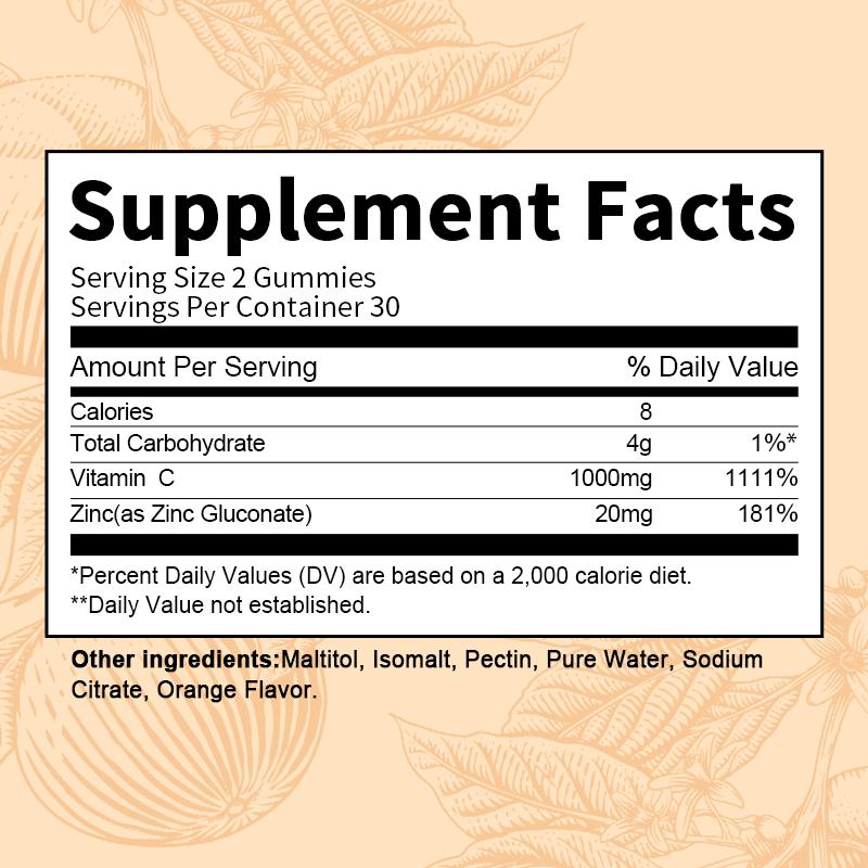 Vitamin C & Zinc Gummies