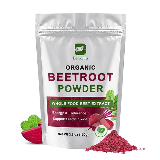 BEWORTHS Beetroot Powder Support Natural Nitric Oxide Supplements