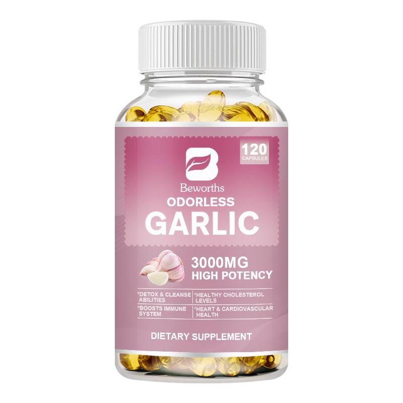 BEWORTHS Odorless Pure Garlic Capsules 3000 Mg