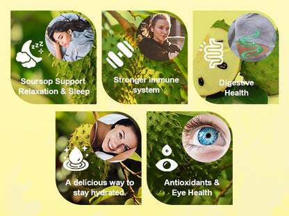 Soursop Graviola Liquid Drop,With Balckseed oil, for Cell Support & Regeneration, Immune Boost, Relax, Liver and Sleep, Guanabana Drop 2 Fl Oz