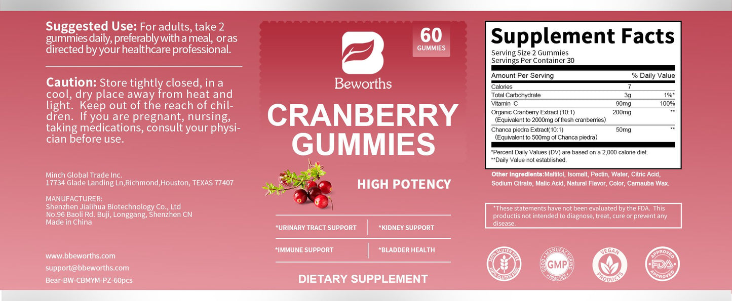 Cranberry Gummies