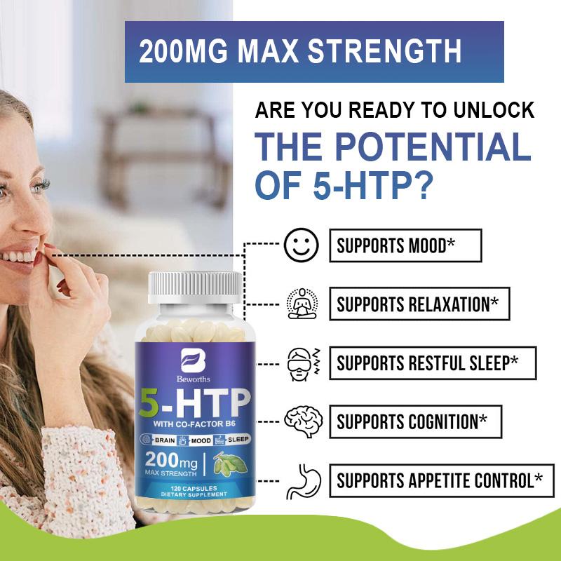 5-HTP Capsules With Glycine, Taurine & Inositol