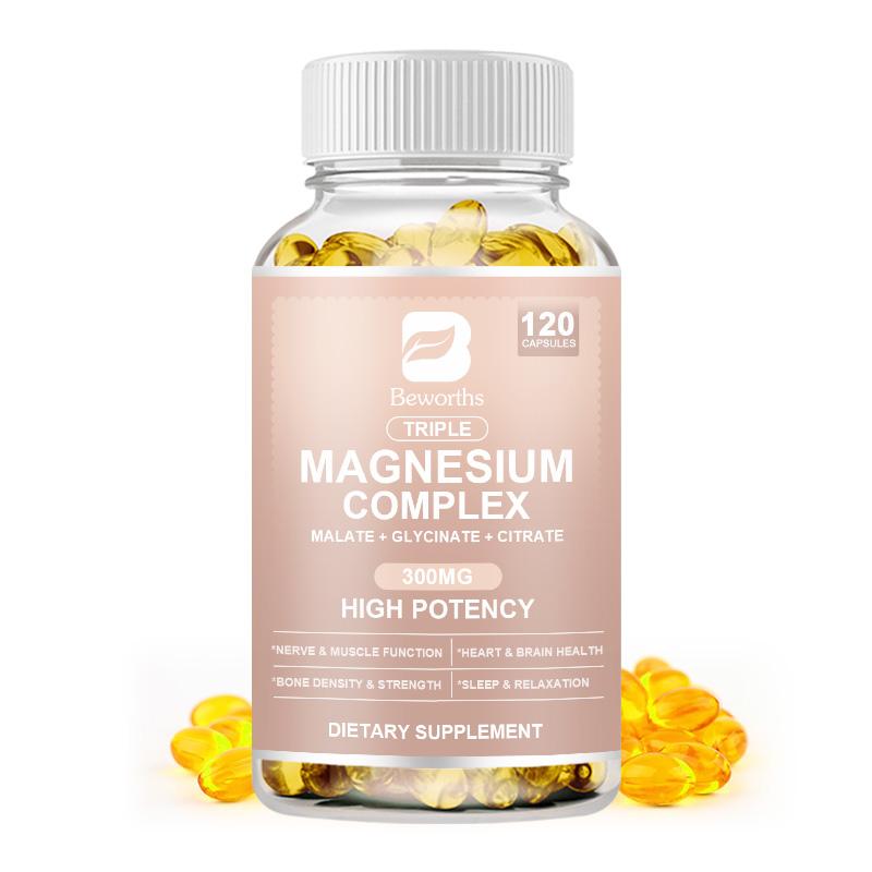 BEWORTHS Triple Magnesium Complex 300mg of Magnesium Glycinate