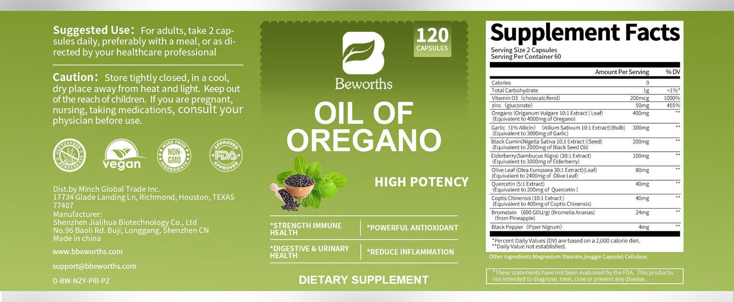Kapsul Minyak Oregano