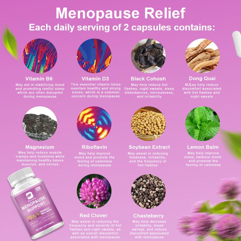 BEWORTHS Menopause Support Capsules Multibenefit - 120pcs