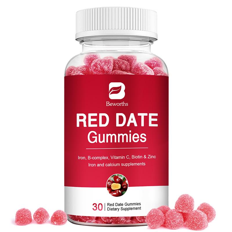 Red Date Gummies with Vitamin C and Zinc & B Complex