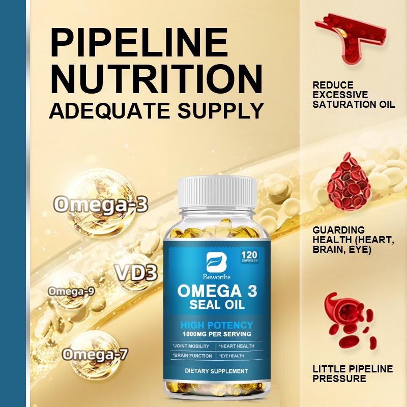 Omega 3 Seal Oil Capsules with EPA, DPA & DHA