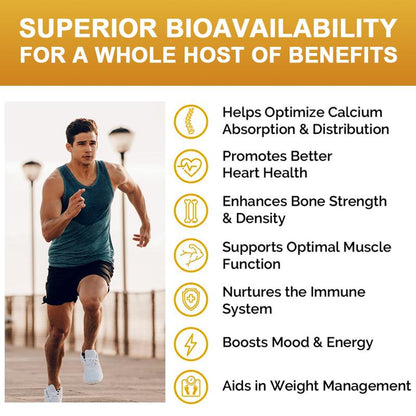 4-in-1 Calcium Capsules with Vitamin D3 K2 B12