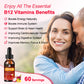 Beworths Vitamin B12 Sublingual Liquid Drops Supplement Dragon Fruit Flavor