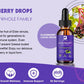 Black Elderberry Liquid Drop Zinc Quercetin Supplements