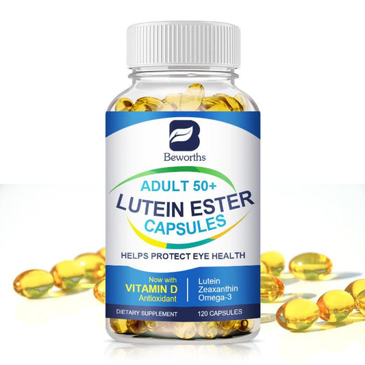 Kapsul Lutein Ester dengan Seng, Vitamin C &amp; E, Omega 3, Lutein, &amp; Zeaxanthin