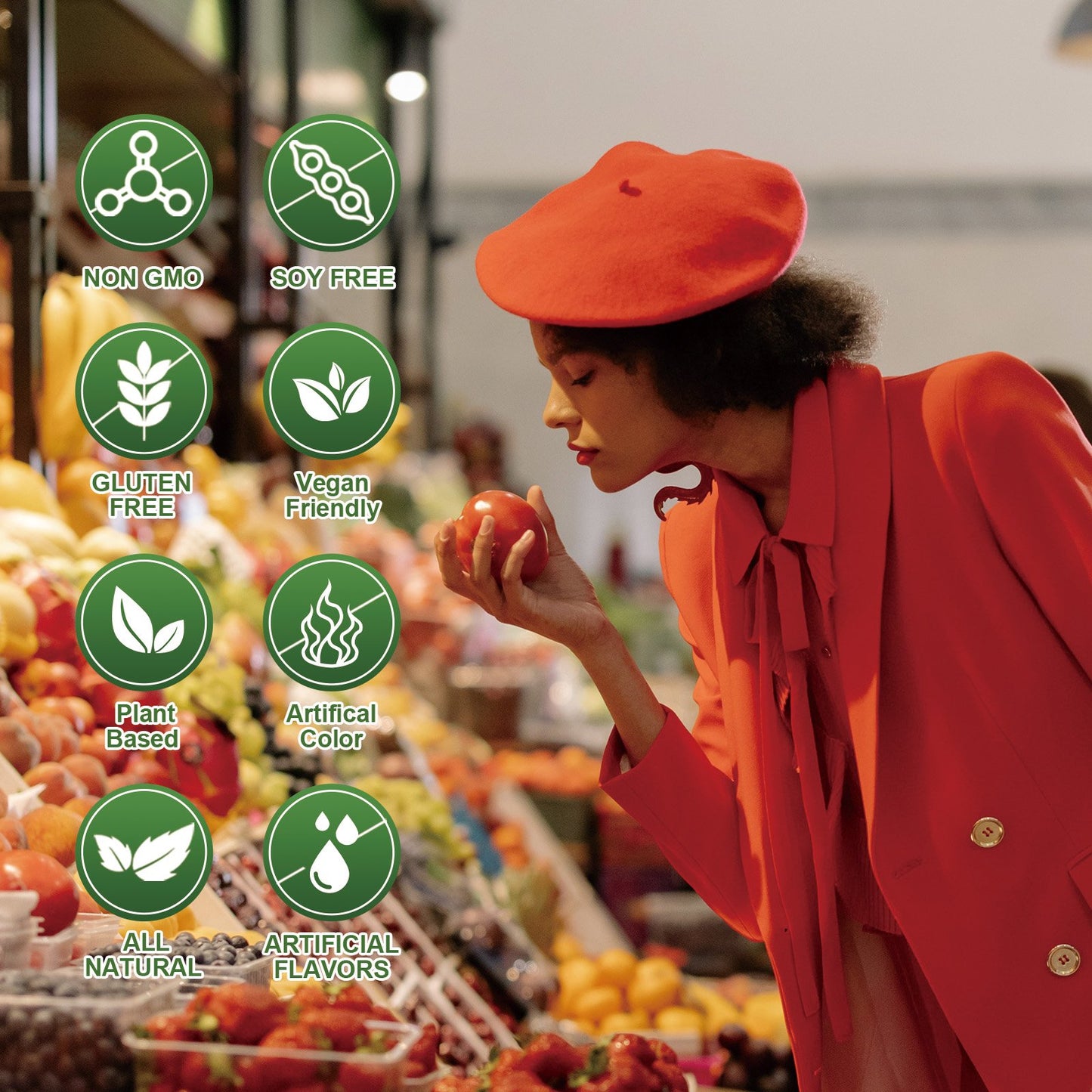 Natural Fruit and Vegetable Vitamins Supplements Liquid Drops Whole Nature Super-Food Filled with Vitamins and Minerals - Supports Energy Levels