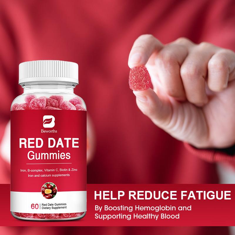 Red Date Gummies with Vitamin C and Zinc & B Complex