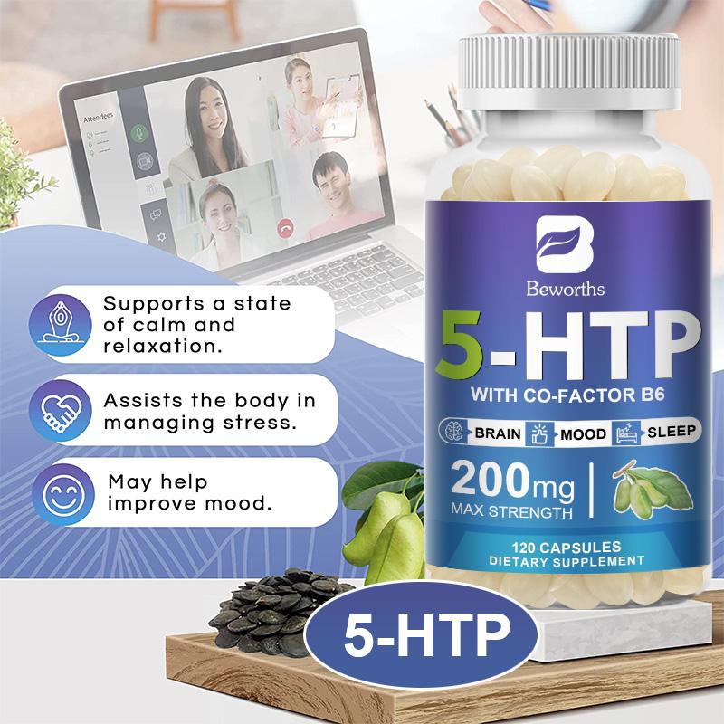 5-HTP Capsules With Glycine, Taurine & Inositol