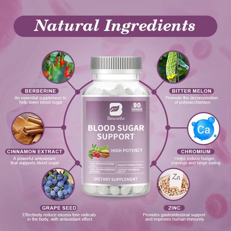 Supplement ng Blood Sugar Support Capsules