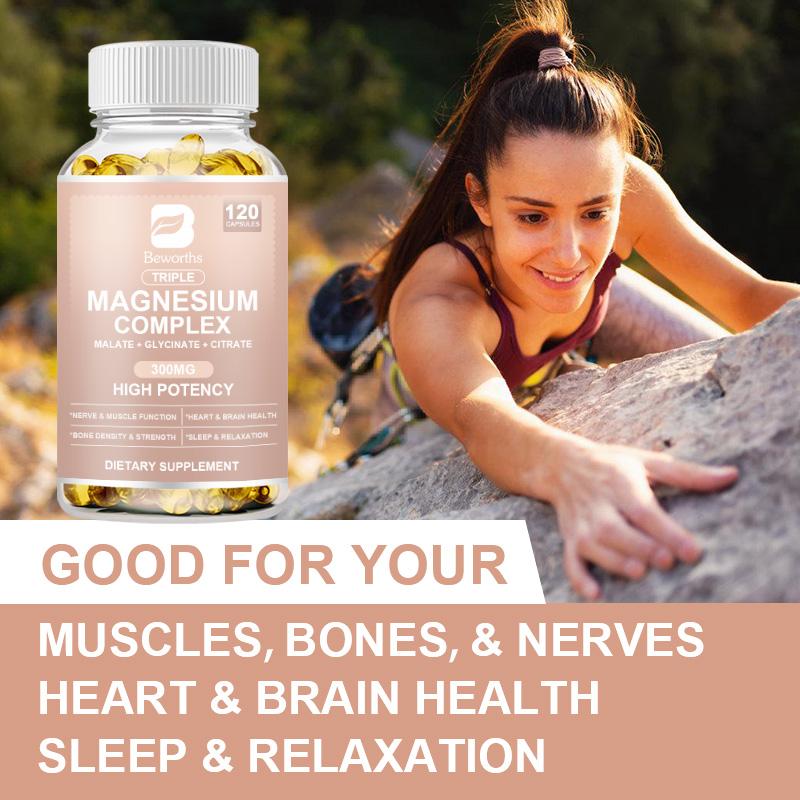 BEWORTHS Triple Magnesium Complex 300mg of Magnesium Glycinate
