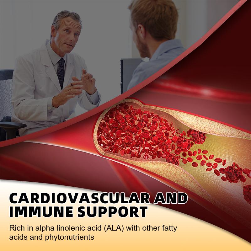 Flaxseed Oil Capsules Omega Supplement