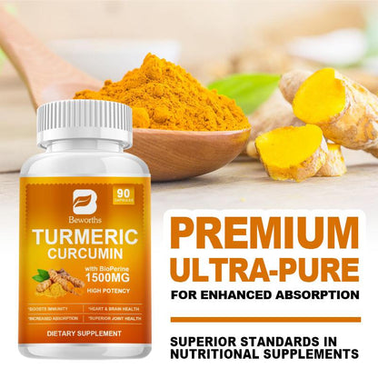 Turmeric Curcumin Capsules with Berberine 2packs