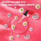 Beworths Vitamin B12 Sublingual Liquid Drops Supplement Dragon Fruit Flavor