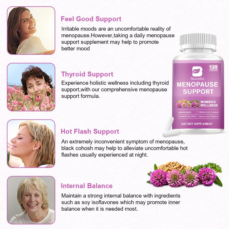 BEWORTHS Menopause Support Capsules Multibenefit - 120pcs